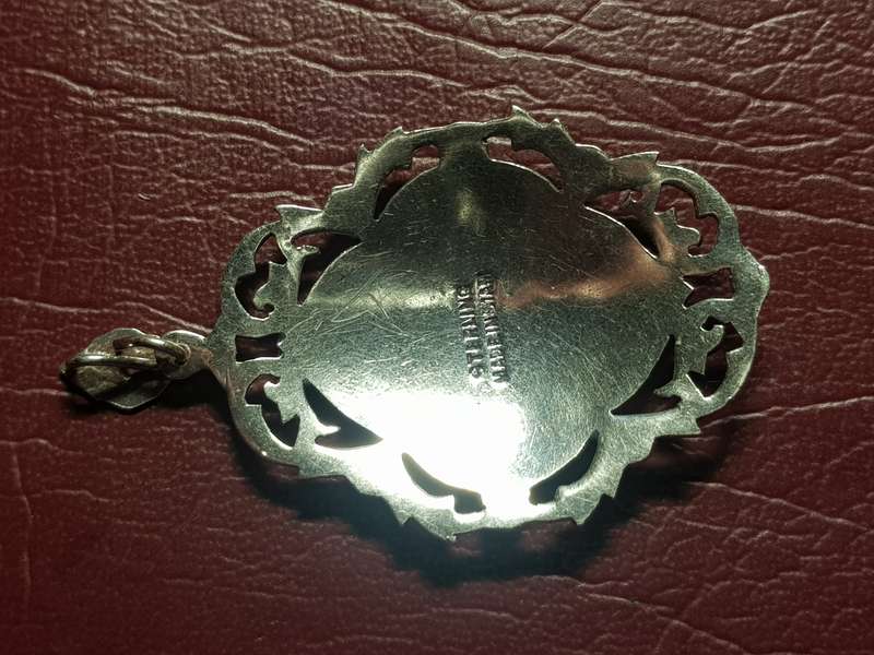 Lovely Genuine Solid Sterling Silver Pendant In Excellent Condition - [8,85 g]