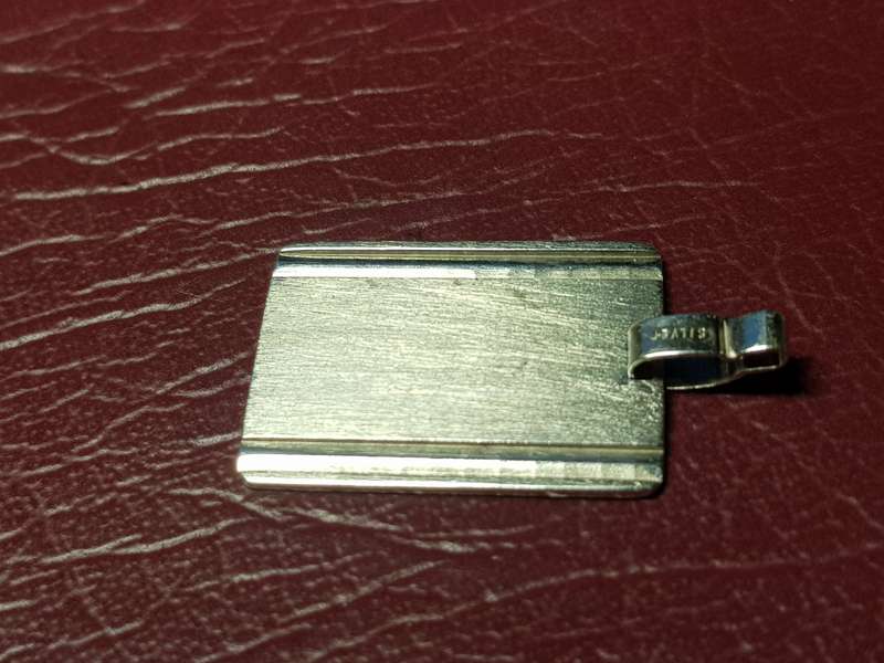 Lovely Genuine Solid Sterling Silver Pendant In Very Good Condition - [4,4 g]