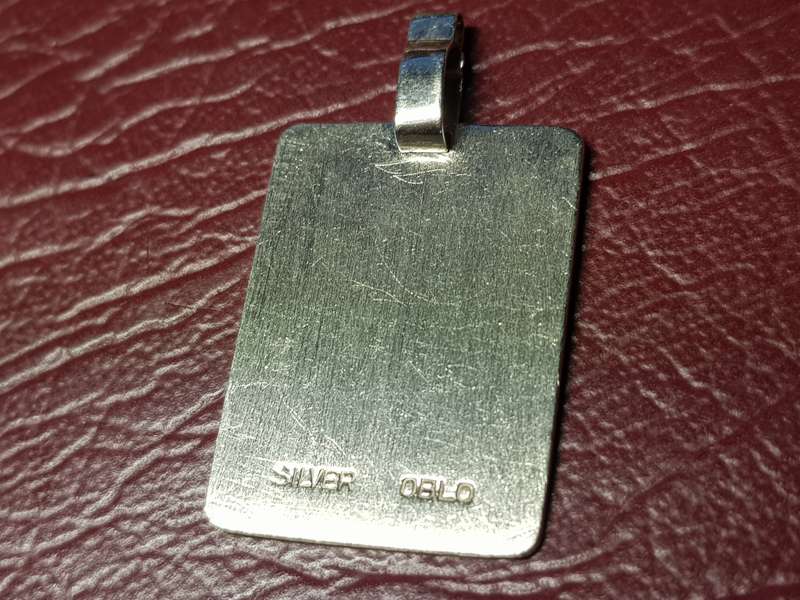 Lovely Genuine Solid Sterling Silver Pendant In Very Good Condition - [4,4 g]