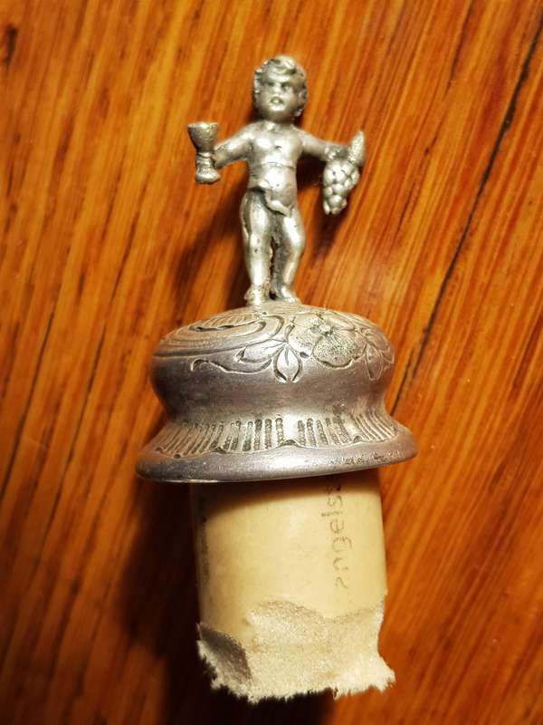 Wine Bottle Cork With Figurine