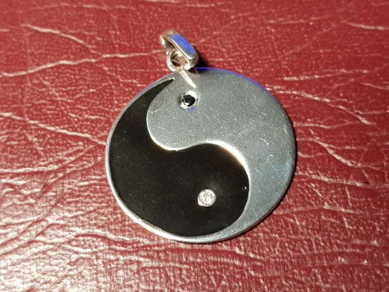 Lovely Genuine Solid Sterling Silver Pendant In Very Good Condition - [7,6 g]