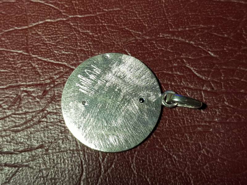 Lovely Genuine Solid Sterling Silver Pendant In Very Good Condition - [7,6 g]