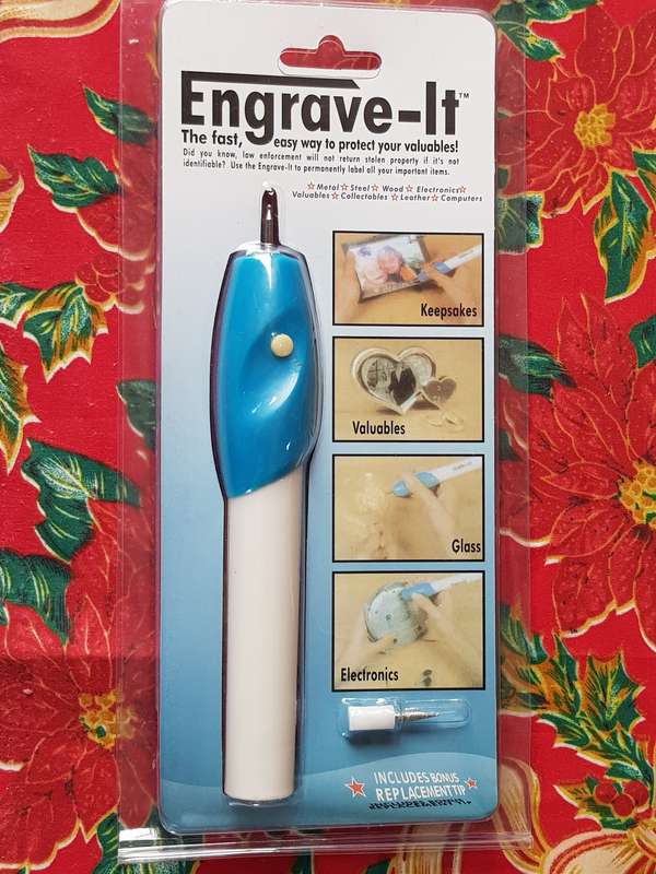 Engrave-It Handheld Battery Operated Engraving Pen In Perfect Condition