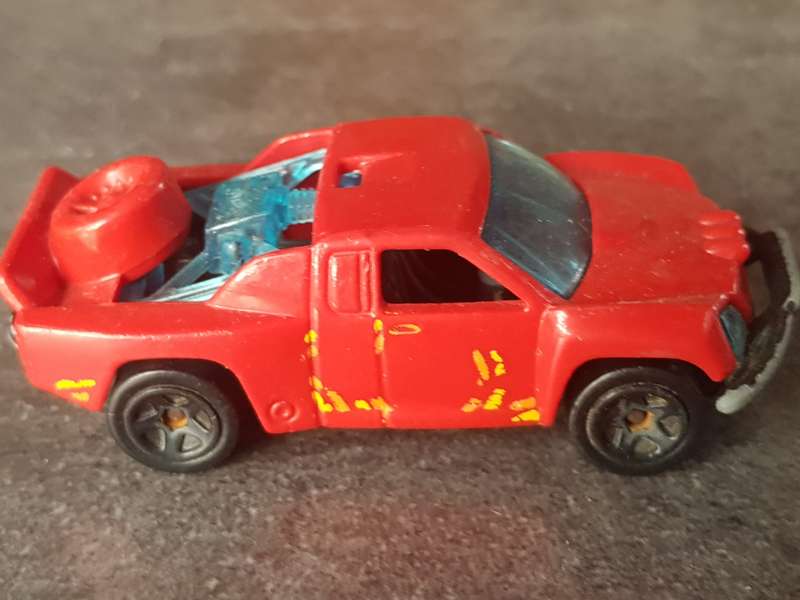 Hotwheels Diecast Off Track Model Racing Car - [Length 72 mm]