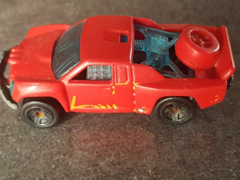 Hotwheels Diecast Off Track Model Racing Car - [Length 72 mm]