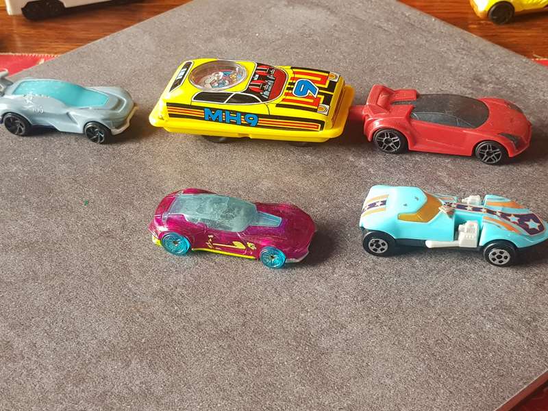 A Lot Of 5 Model Cars