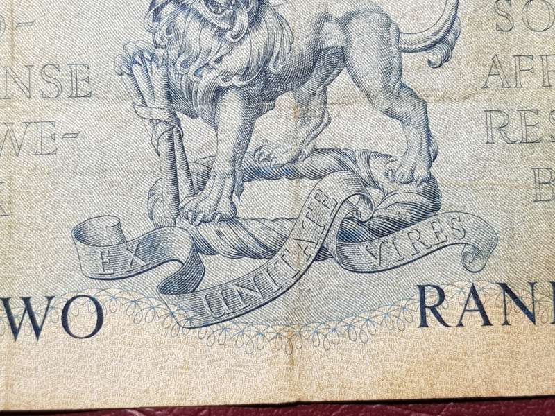 RSA Two Rand Note 1st issue 1961 - MH de Kock