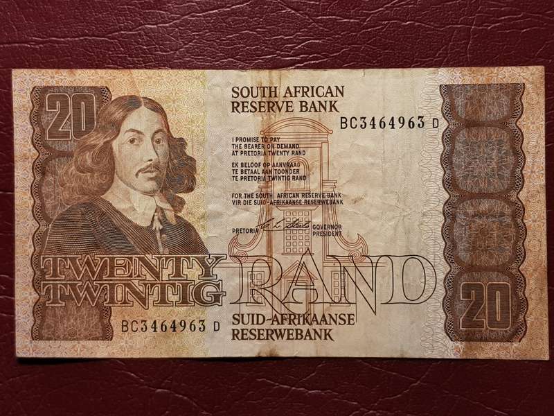 RSA R20 Note 1st Issue - C.L. Stals