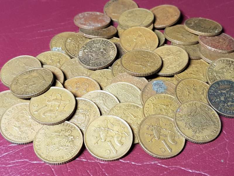 A Lot Of 50 RSA Bronze 1 Cents - [Bid per coin to take all]