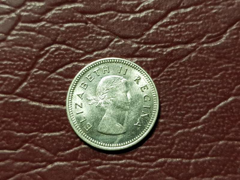 1953 SA Union Silver 3 Pence - Mint State