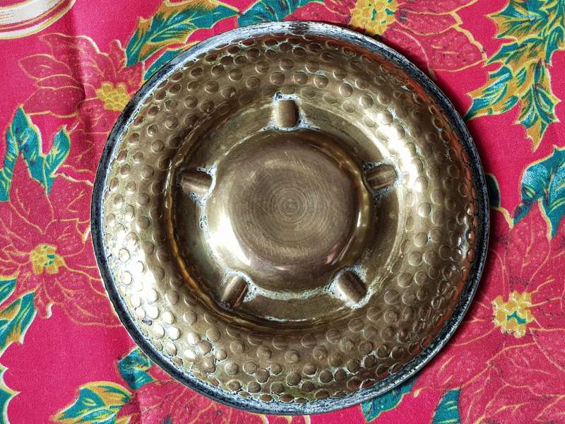 Copper Ashtray In Very Good Condition - [Diameter 16 cm]