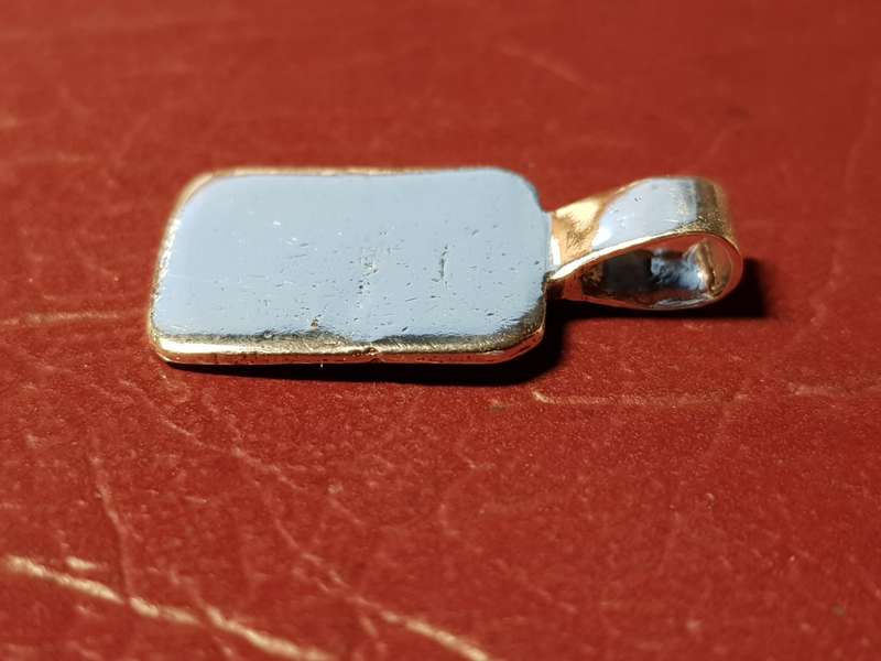 Lovely Genuine Solid Sterling Silver Pendant In Very Good Condition - [3 g]