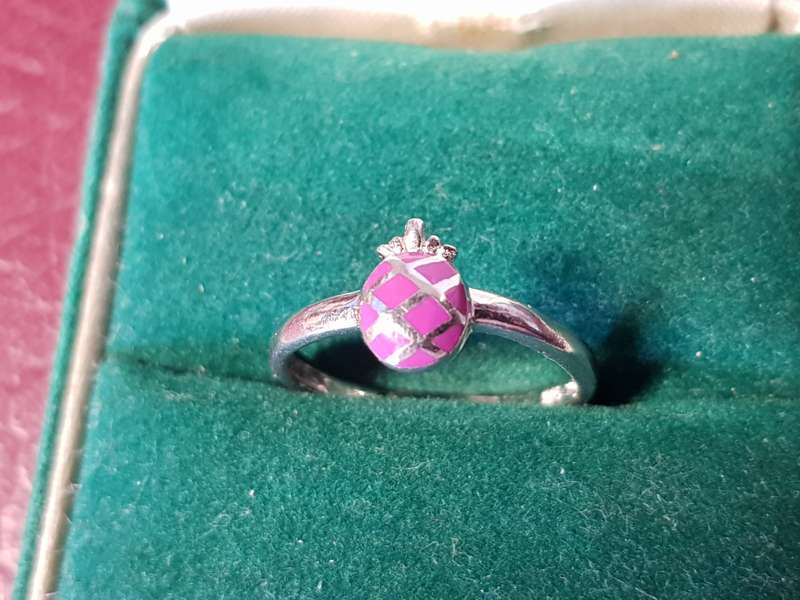 Lovely Genuine Solid Adjustable Sterling Silver Ring In Good Condition - [1,59 g]