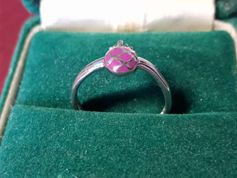 Lovely Genuine Solid Adjustable Sterling Silver Ring In Good Condition - [1,59 g]