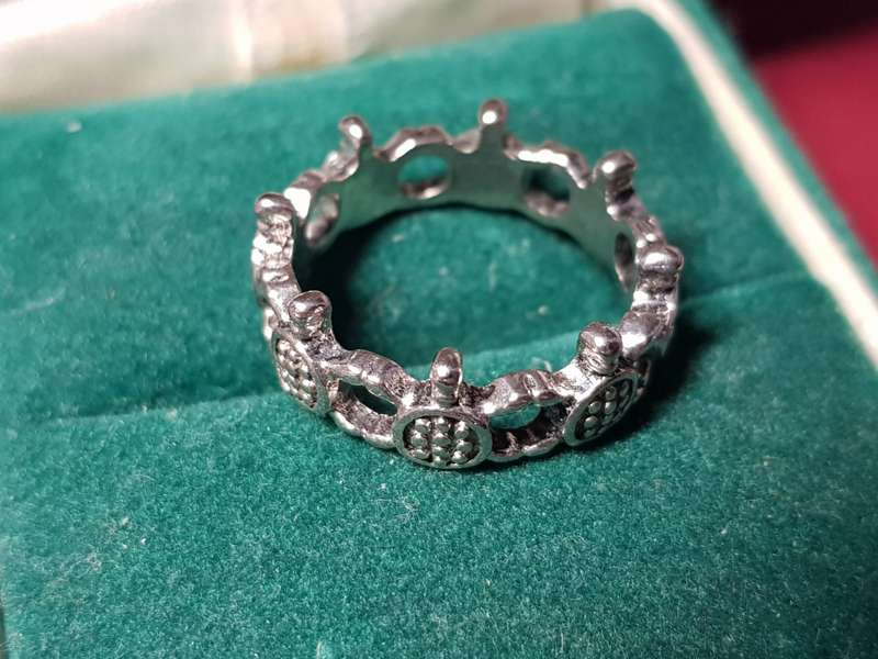Ring In Very Good Condition - Size J - [Not Silver]