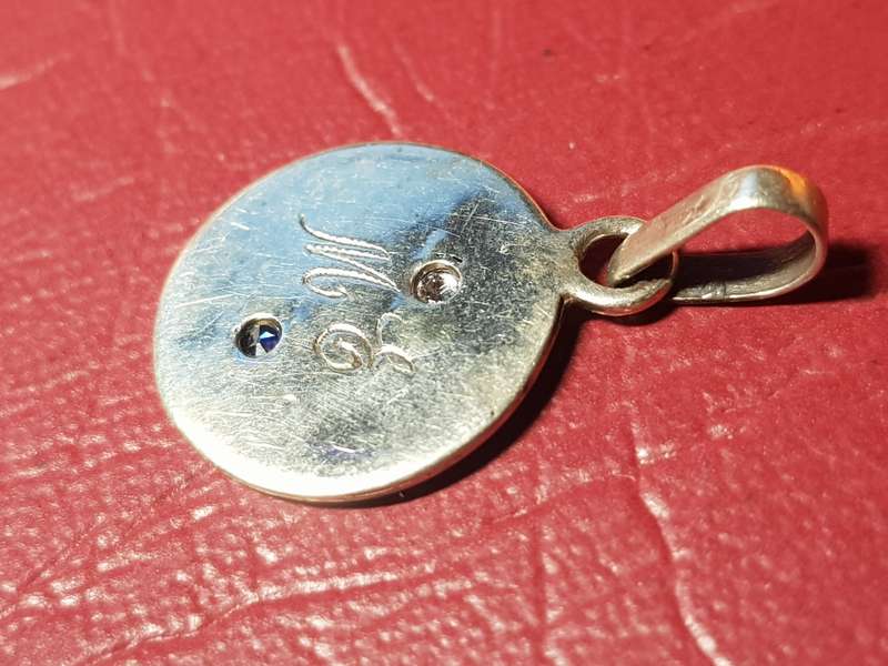 Lovely Genuine Solid Sterling Silver Pendant In Very Good Condition - [1,65 g]