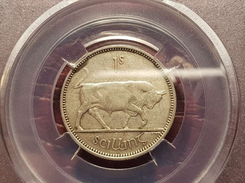 1942 Ireland Silver Shilling