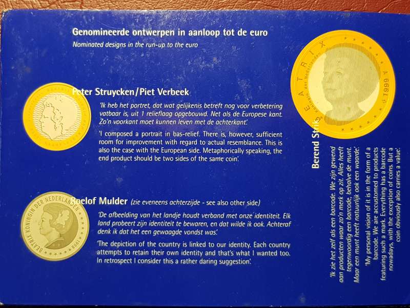 2002 Netherland Coin Set Capsuled In Folder