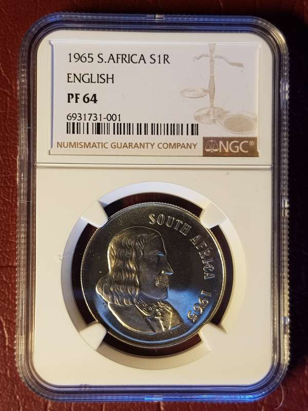 1965 RSA Silver R1 - NGC Graded PF 64
