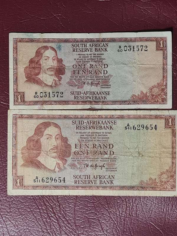 2 x RSA R1 Notes - T.W. de Jongh