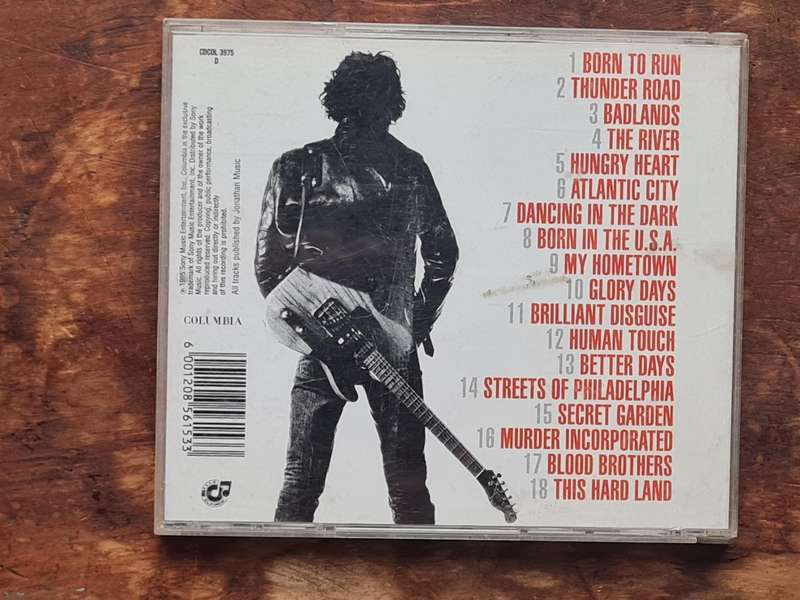 BRUCE SPRINGSTEEN GREATEST HITS.