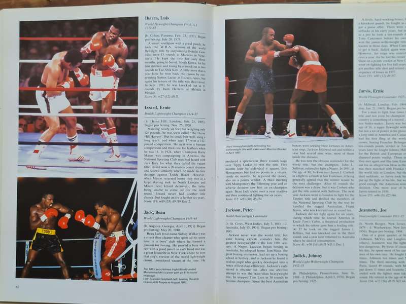 THE HAMLYN ENCYCLOPEDIA OF BOXING BY GILBERT ODD IN EXCELLENT CONDITION.