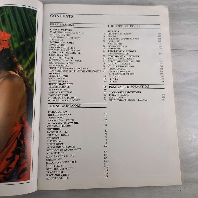Manual of nude photography Vintage book