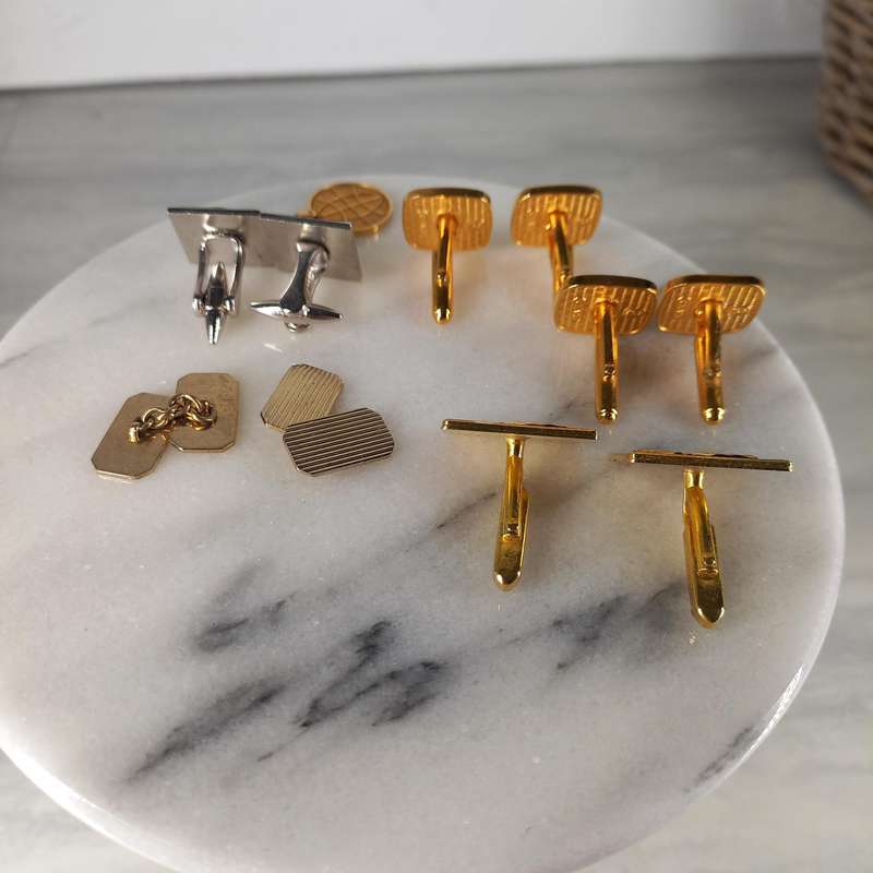 Cufflink collection -