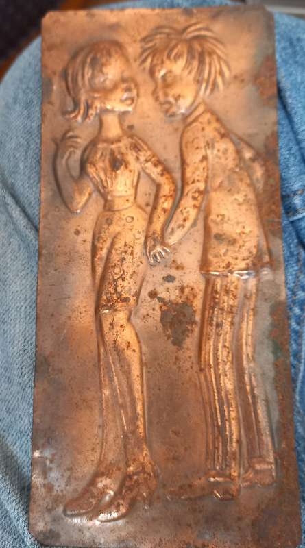 Vintage embossed wall Plaque