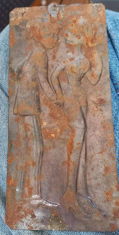 Vintage embossed wall Plaque