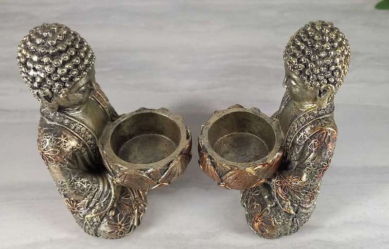 Candle Holder Sitting/Yoga Budha