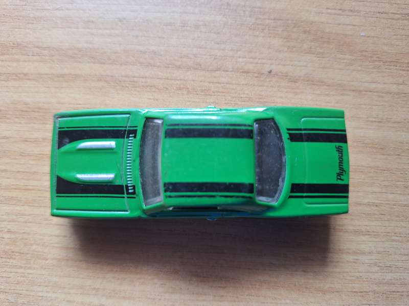 Hotwheel Plymouth 1968 Burracuda Formula S die cast model