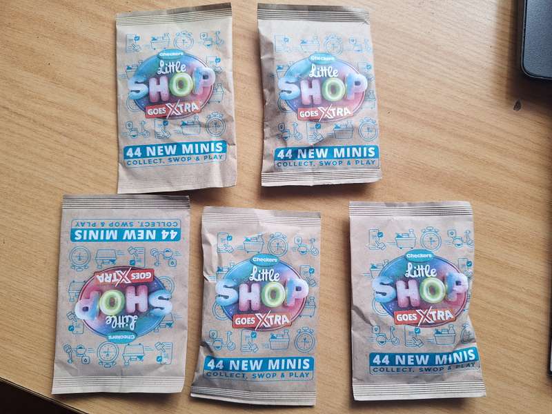 Checkers little Shop Extra 5 x sealed minis