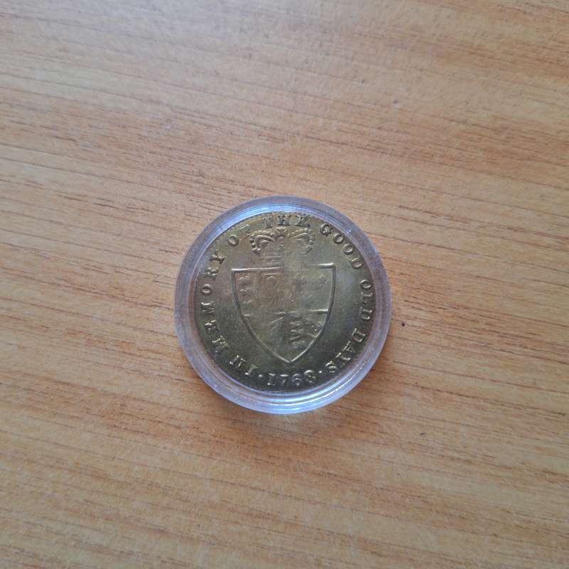 Token in memory of the good old days 1768 - Georgivs III