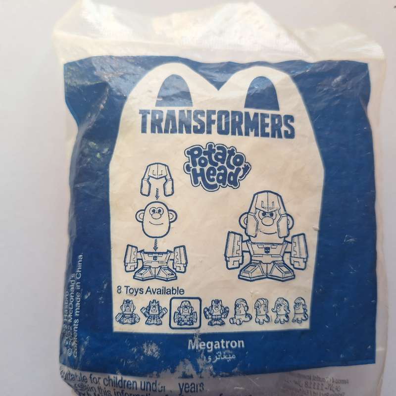 Transformers potato head Megatron Mcdonalds toy