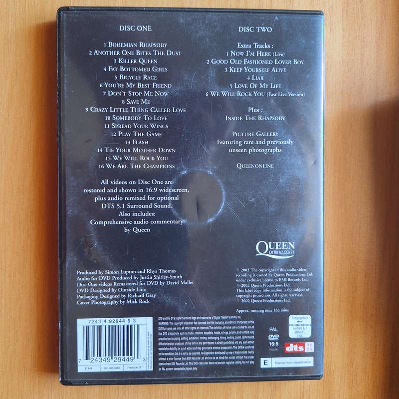 Queen DVD in great condition
