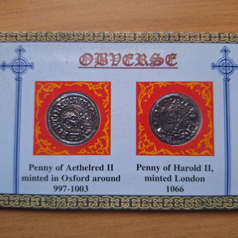 British history reproduction coins