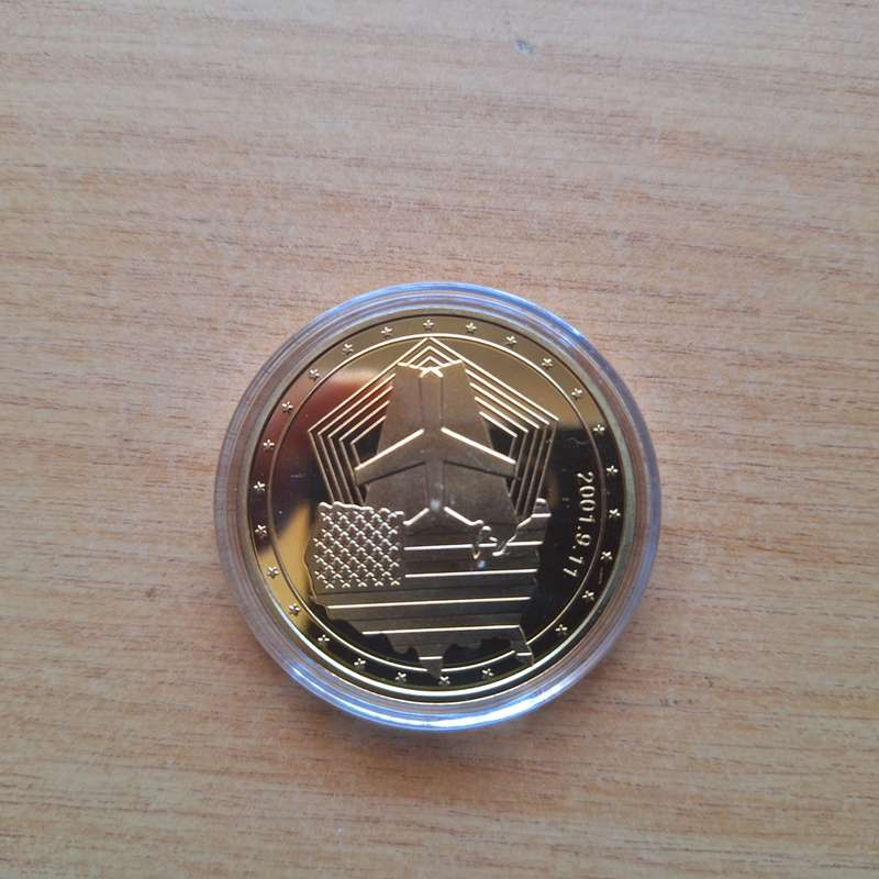 Commemorative coin twin towers September 11 2001