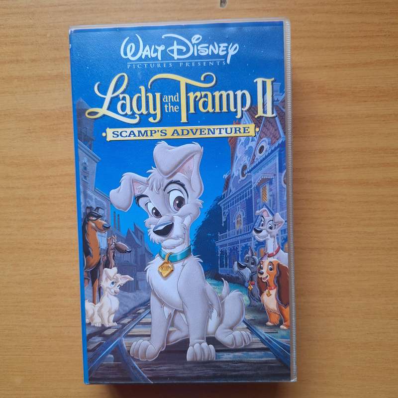 Walt Disney Lady and the Tramp II VHS tape