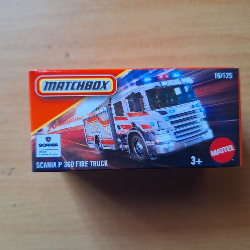 Matchbox P360 Fire truck 16/125 in unopened box