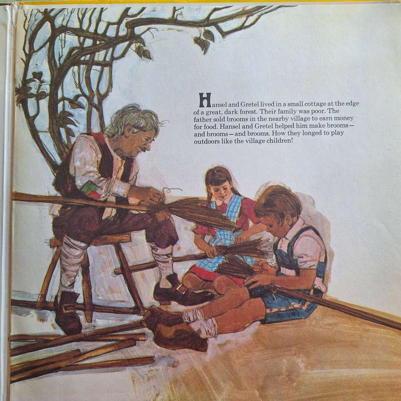 Hansel and Gretel Disney LP record with booklet