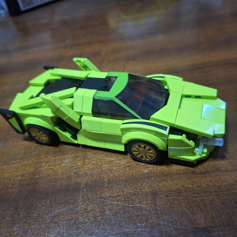 Racing series Building block type racing car still sealed -368 pieces
