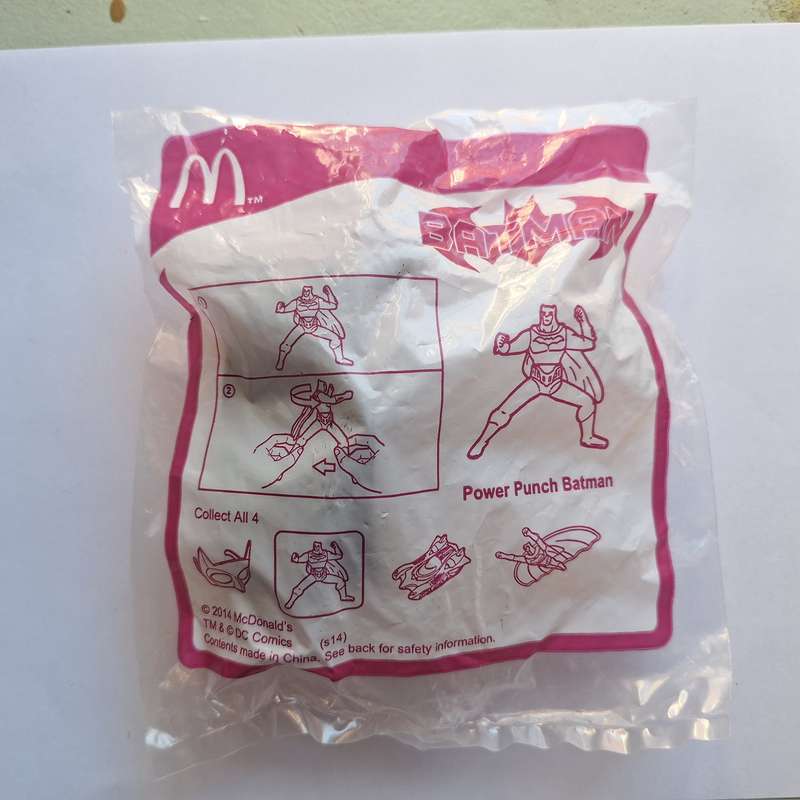 Mcdonalds happy meal power punch batman