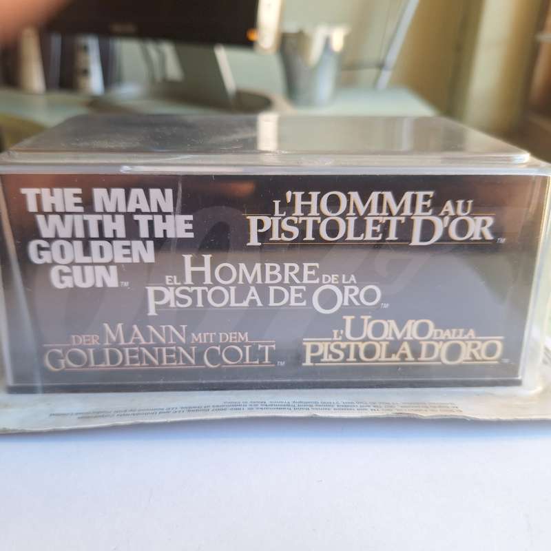 Special collectors edition of 1974 007 film- The man with the Golden gun - size of disply box 15.5 c