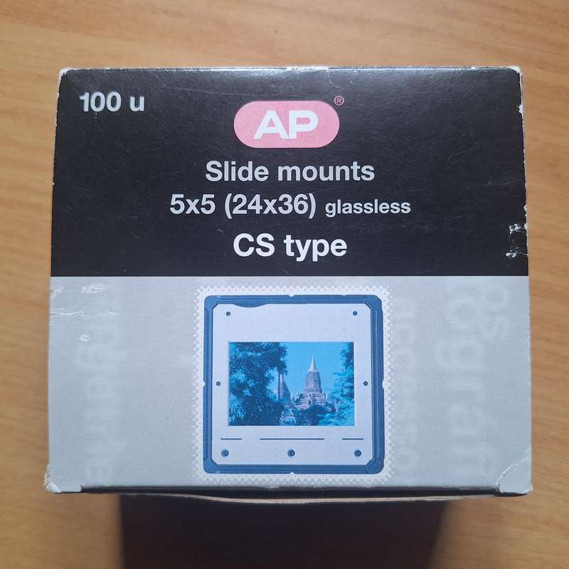 Vintage slide mounts