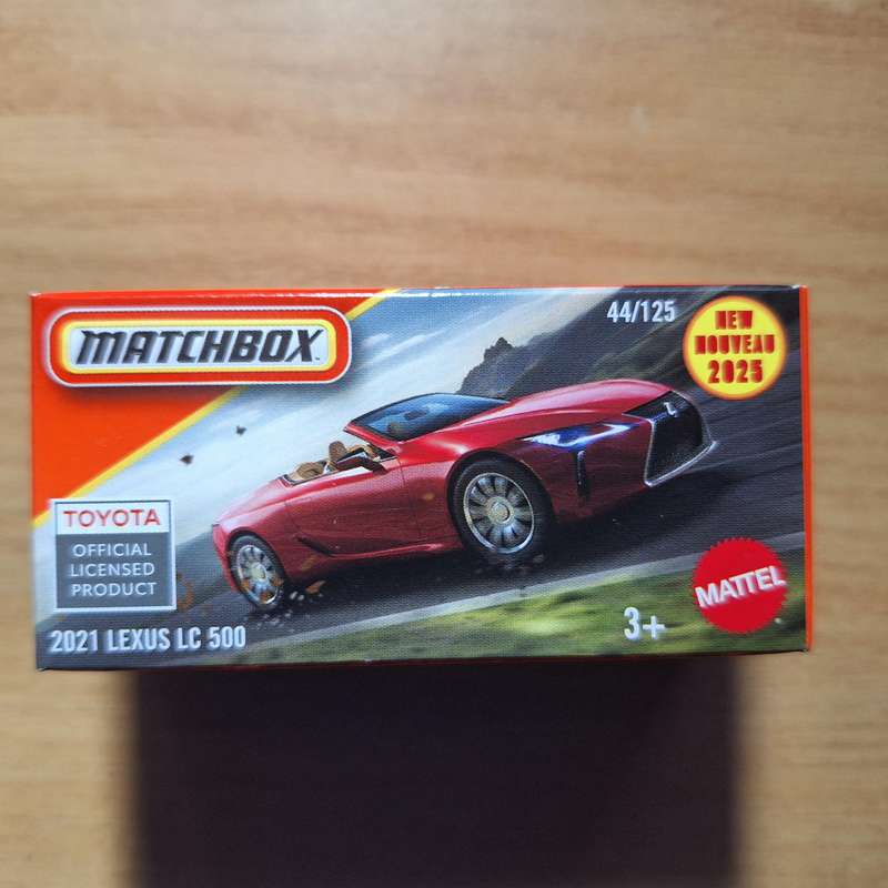 2021 Lexus LC 500 diecast matchbox model 1:64