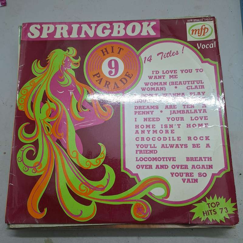 Number 8 and 9.Springbok hits LP records