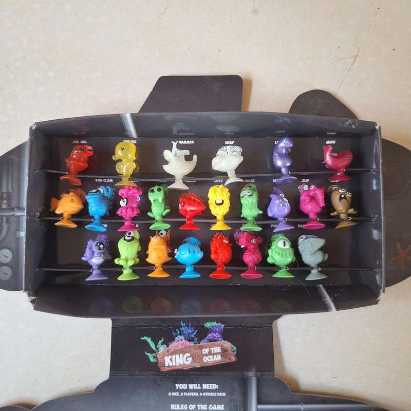Complete creatures of the deep stikeez set