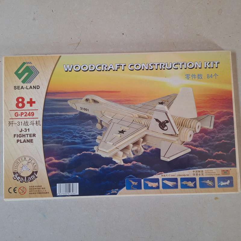 Aicraft woodcraft construction kit