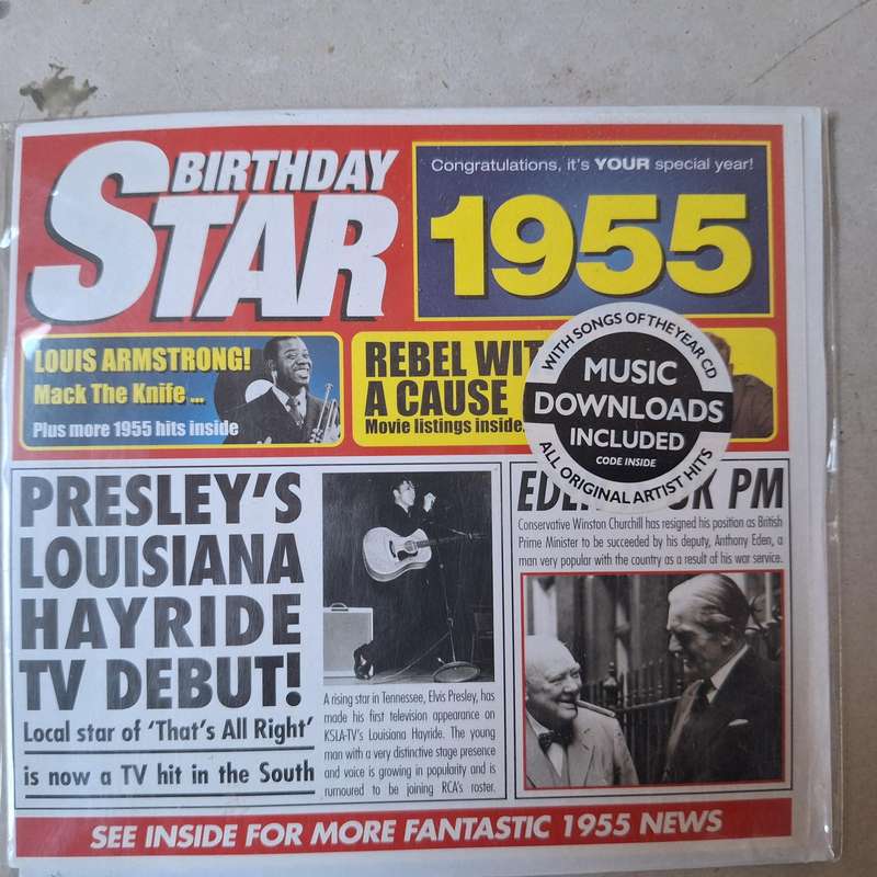 1955 commemorative cd with original recordings